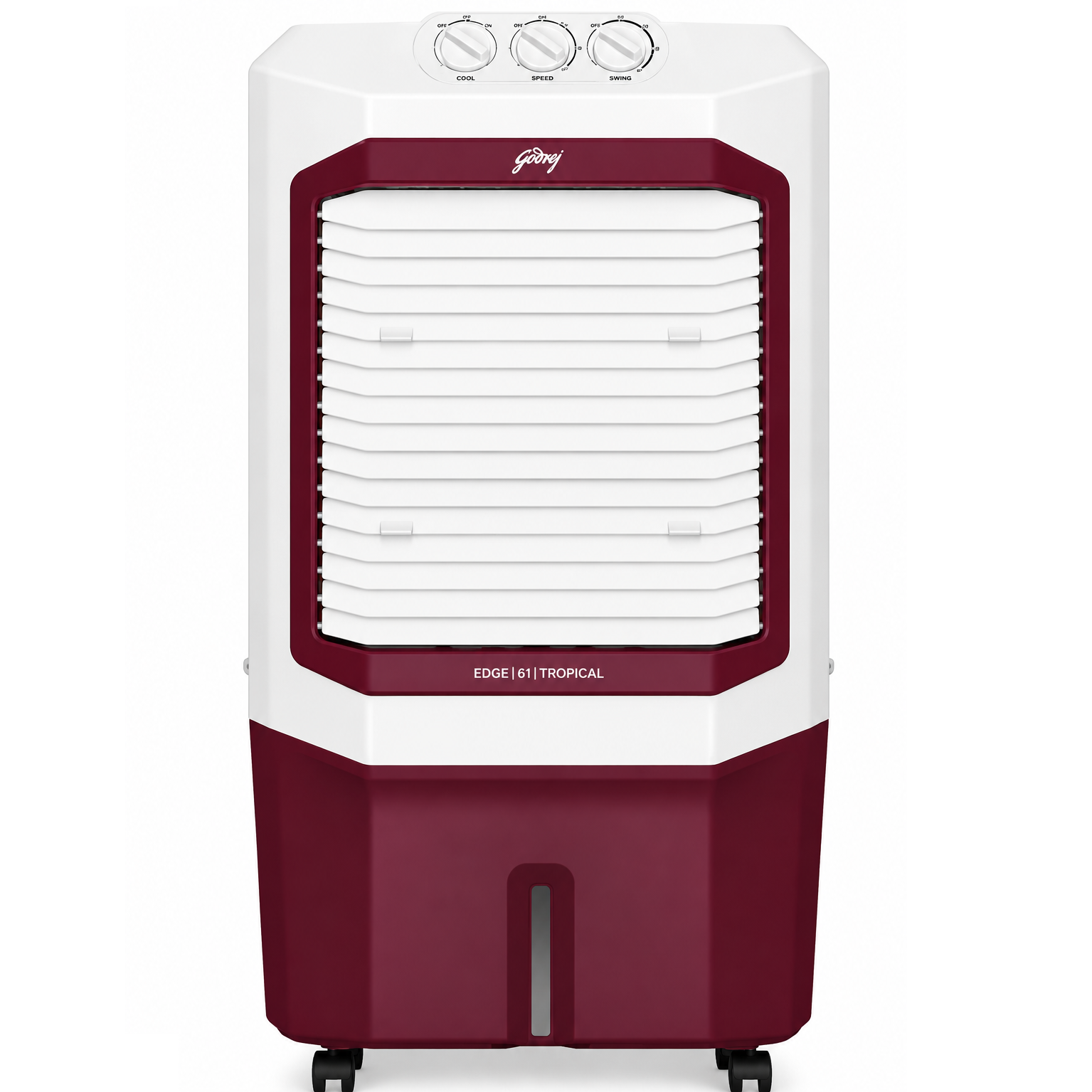 Godrej 61 Liter Desert Air Cooler (CLEDGE SCPD 81 DBFN4 WNRD) model CLEDGE SCPD 81 DBFN4 WNRD front view - GharOne Nepal